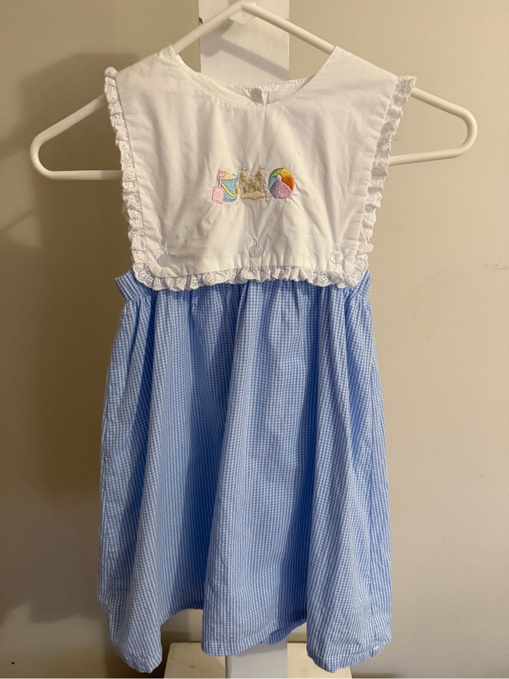 Stitchy Fish Day at the Beach Embroidered
Dress